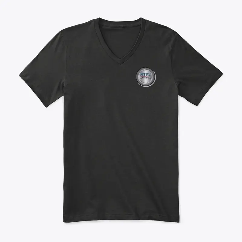 Men's VNeck Tshirt MTPS Logo